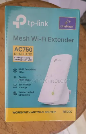 Tp-Link Ac750 Mesh Wi-Fi Range Extender (Re200)