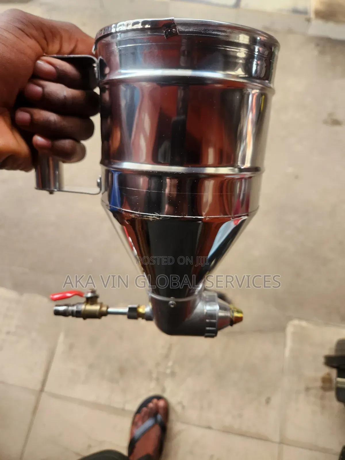 Cement Gun (Coating Spray Gun) With Thumb Pressure Switch