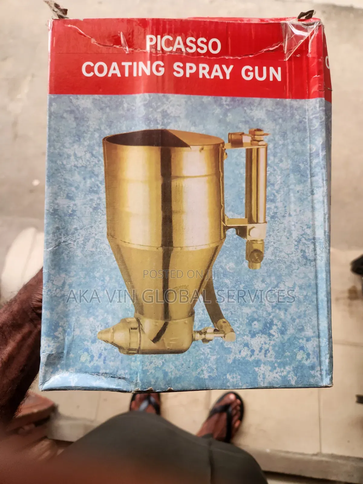 Cement Gun (Coating Spray Gun) With Thumb Pressure Switch