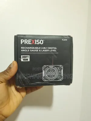 Prexiso Rechargeable 2 in 1 Digital Angle Gauge Laser Level
