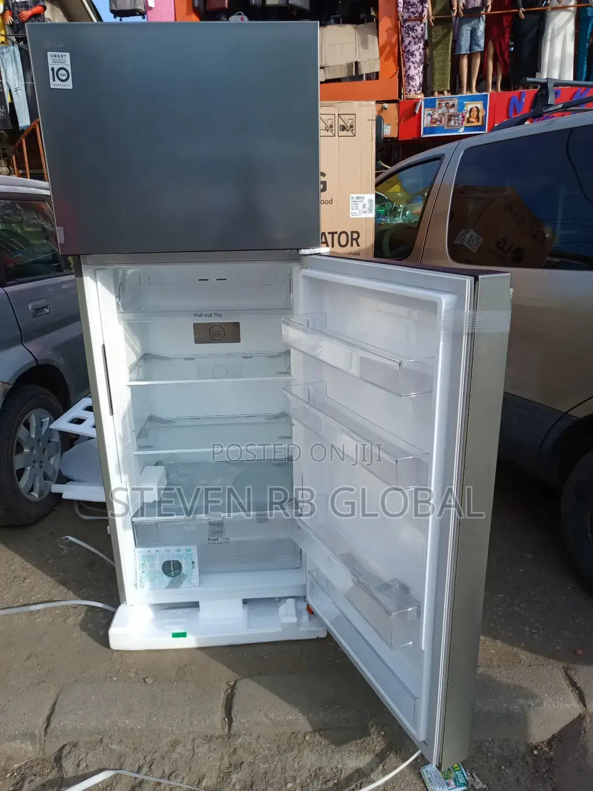 Lg 395l Top Mount Refrigerator | Ref 392 PLGB – Silver