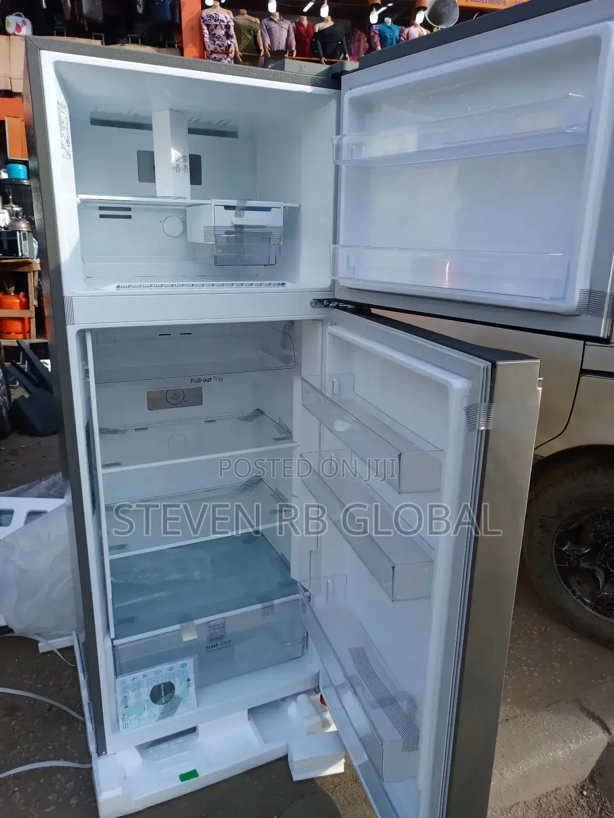 Lg 395l Top Mount Refrigerator | Ref 392 PLGB – Silver