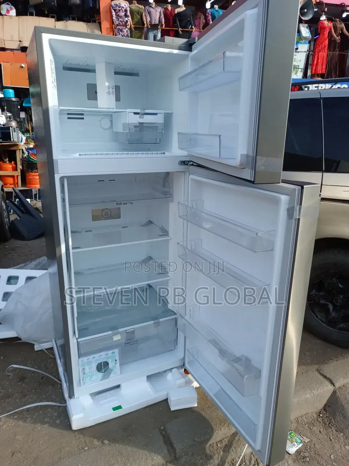 Lg 395l Top Mount Refrigerator | Ref 392 PLGB – Silver