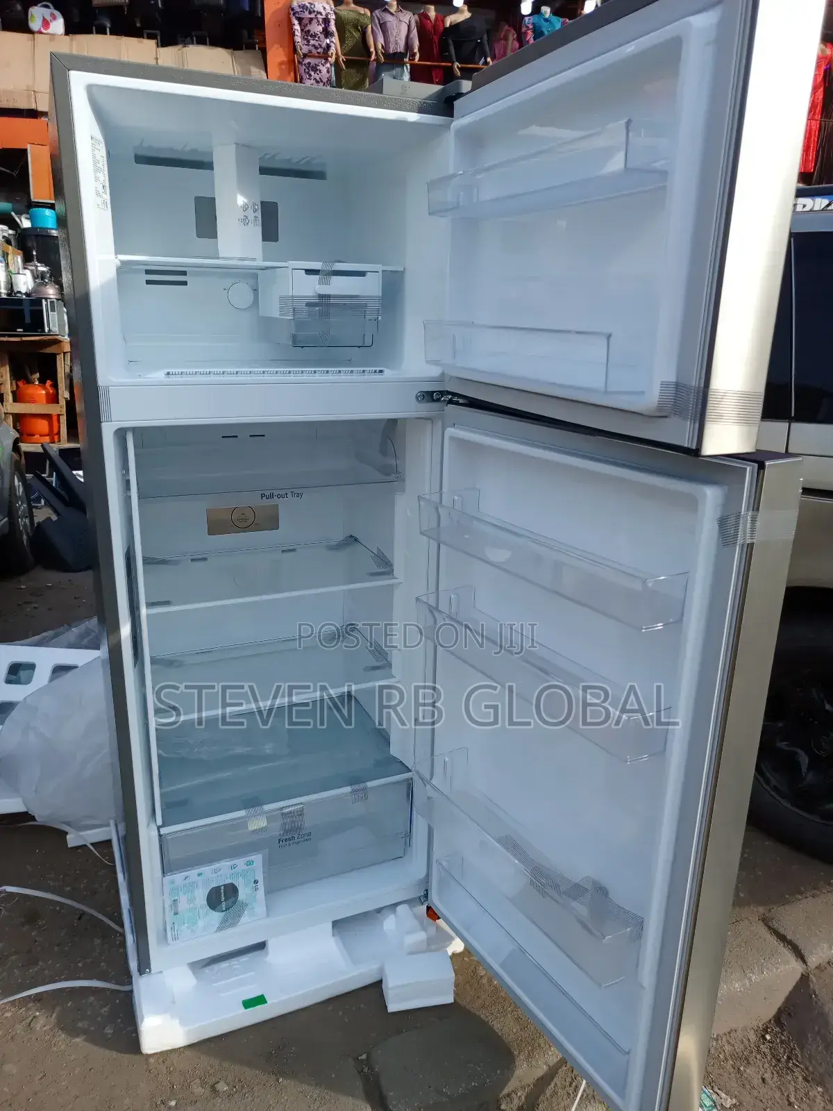 Lg 395l Top Mount Refrigerator | Ref 392 PLGB – Silver