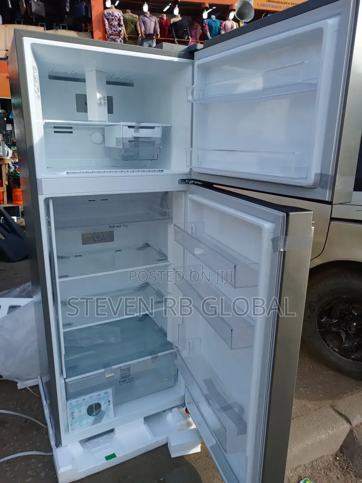 Lg 395l Top Mount Refrigerator | Ref 392 PLGB – Silver