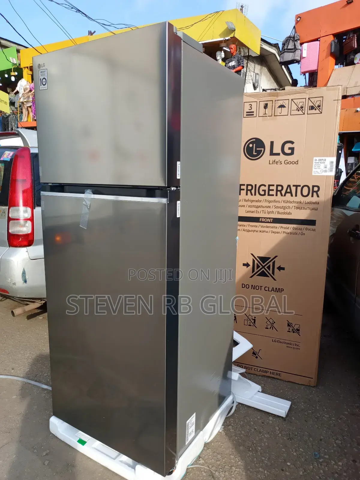 Lg 395l Top Mount Refrigerator | Ref 392 PLGB – Silver