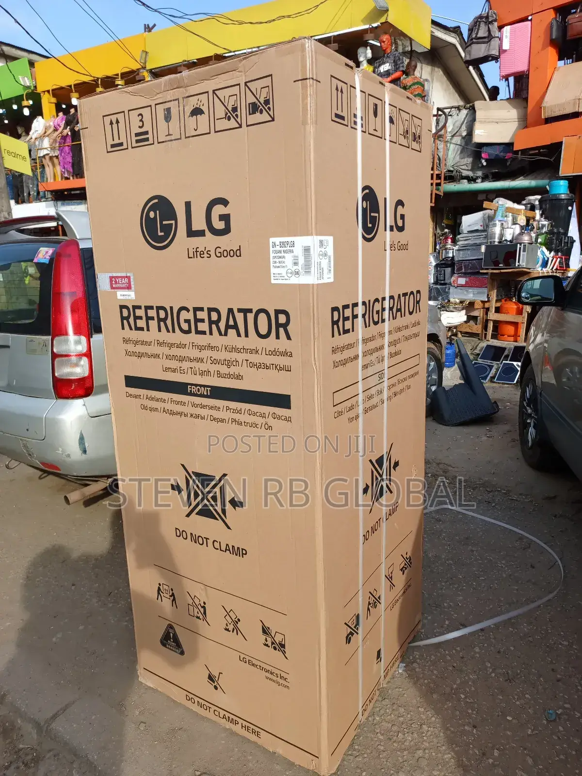 Lg 395l Top Mount Refrigerator | Ref 392 PLGB – Silver