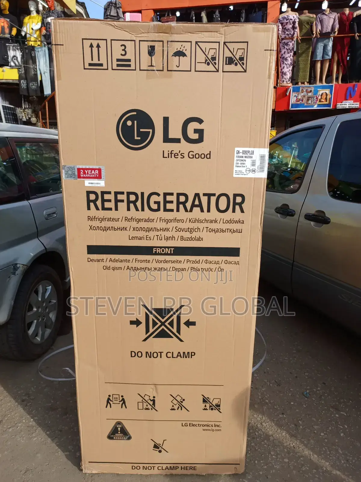 Lg 395l Top Mount Refrigerator | Ref 392 PLGB – Silver