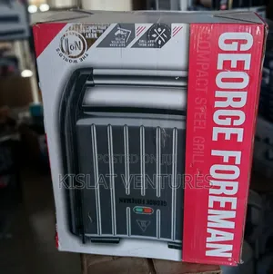 George Forman Compact Steel Grill