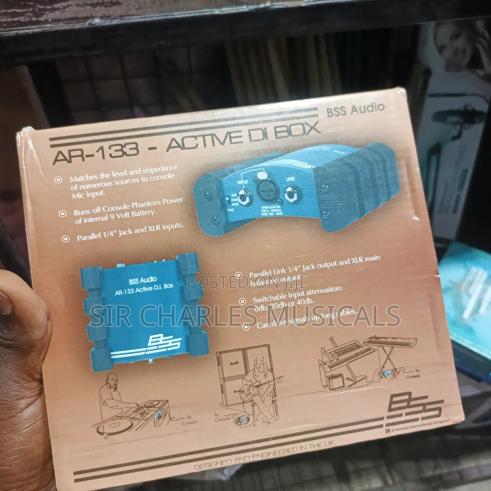 BSS Audio Ar-133 Direct Box/Line Balancer