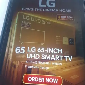 65 Inches Smart Tv With Amazing Applications Fast Browsing Apps