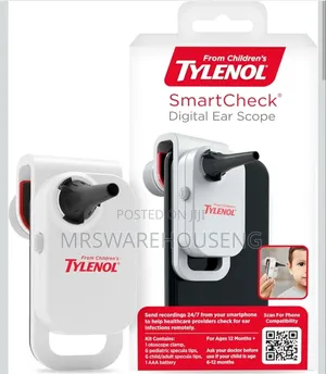 Tylenol Smartcheck Digital Ear Scope, Otoscope With Light