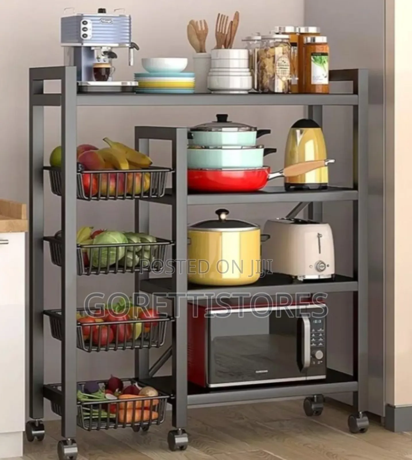 4 Tier Heavy Duty Metal Storage Rack