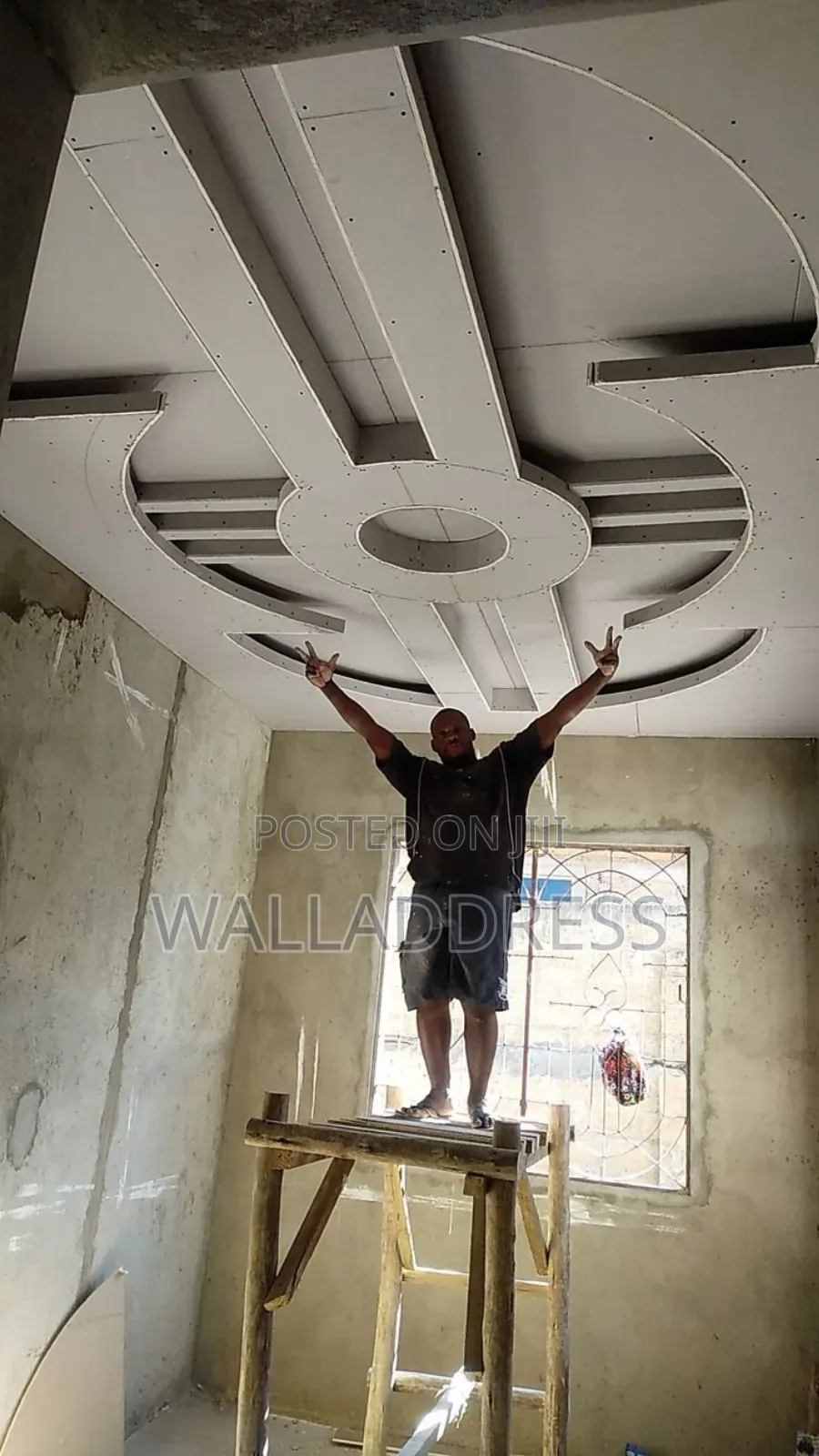 POP Ceiling Installation / Screeding Wall.