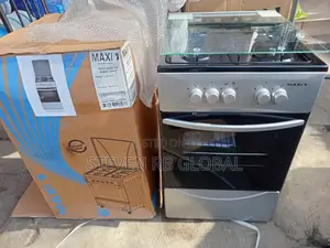 Maxi 50×50 4-Burner Gas Cooker | Maxi 5050 4b – Black Grey