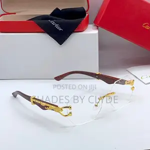 Cartier Sunglasses - Brown Gold, Octagonal, Authentic!