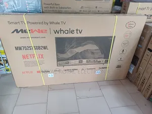 Quality Mewe Double Glass 75 Inchies Whale Television Smart