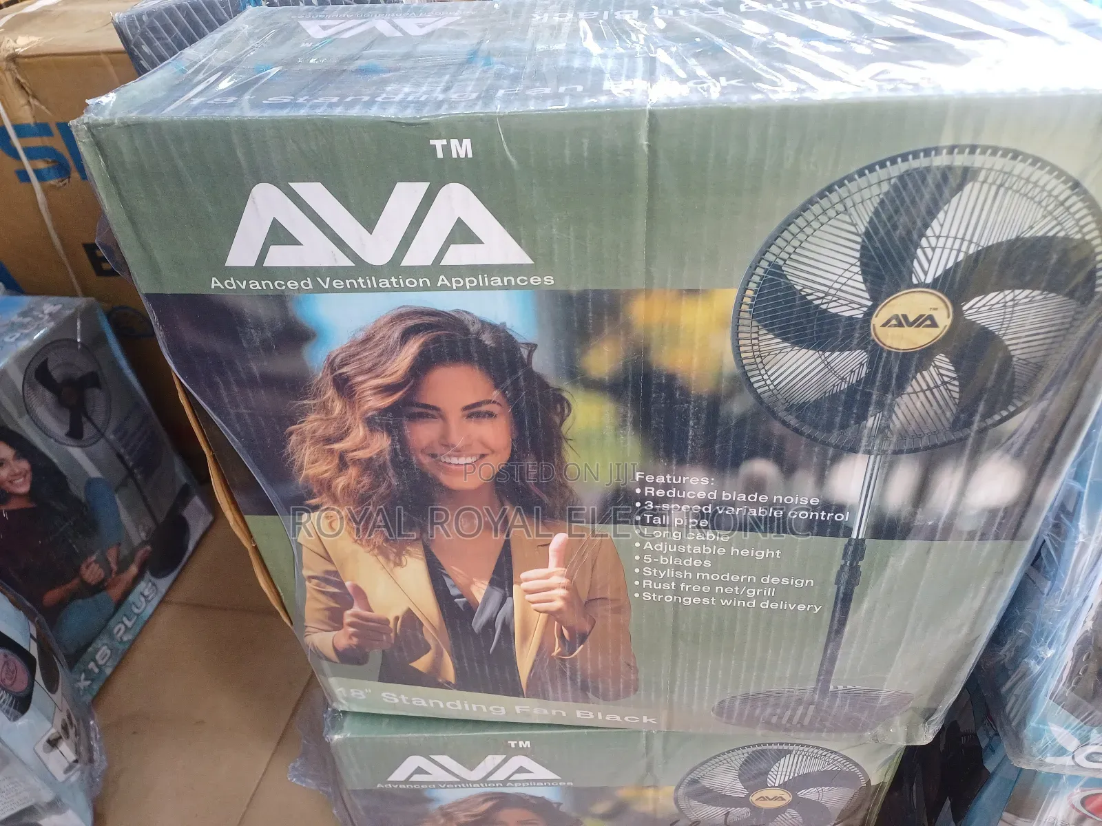 Quality New Modern Ava Standing Fan 18