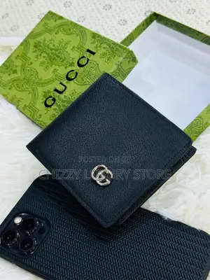 Gucci Quality Luxury Men Genuine Leather Wallet