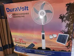 Solar Rechargeable Fan