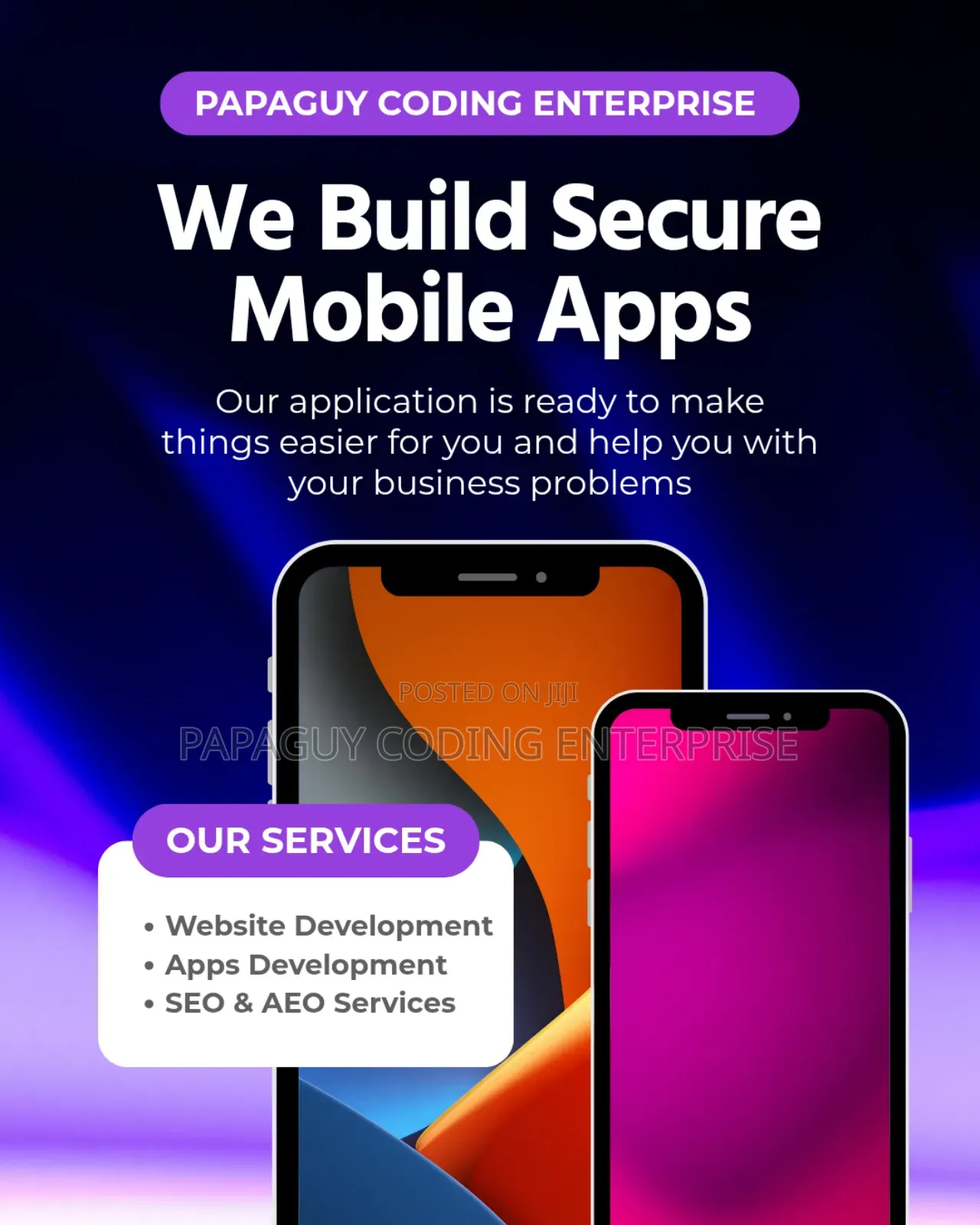 We Build Secure Websites And Mobile Applications