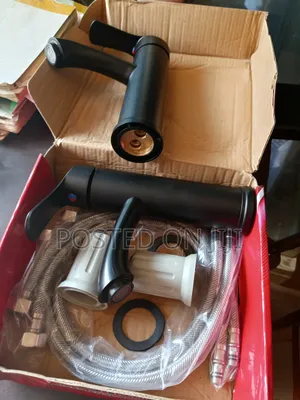 Black Basin Mixer Tap