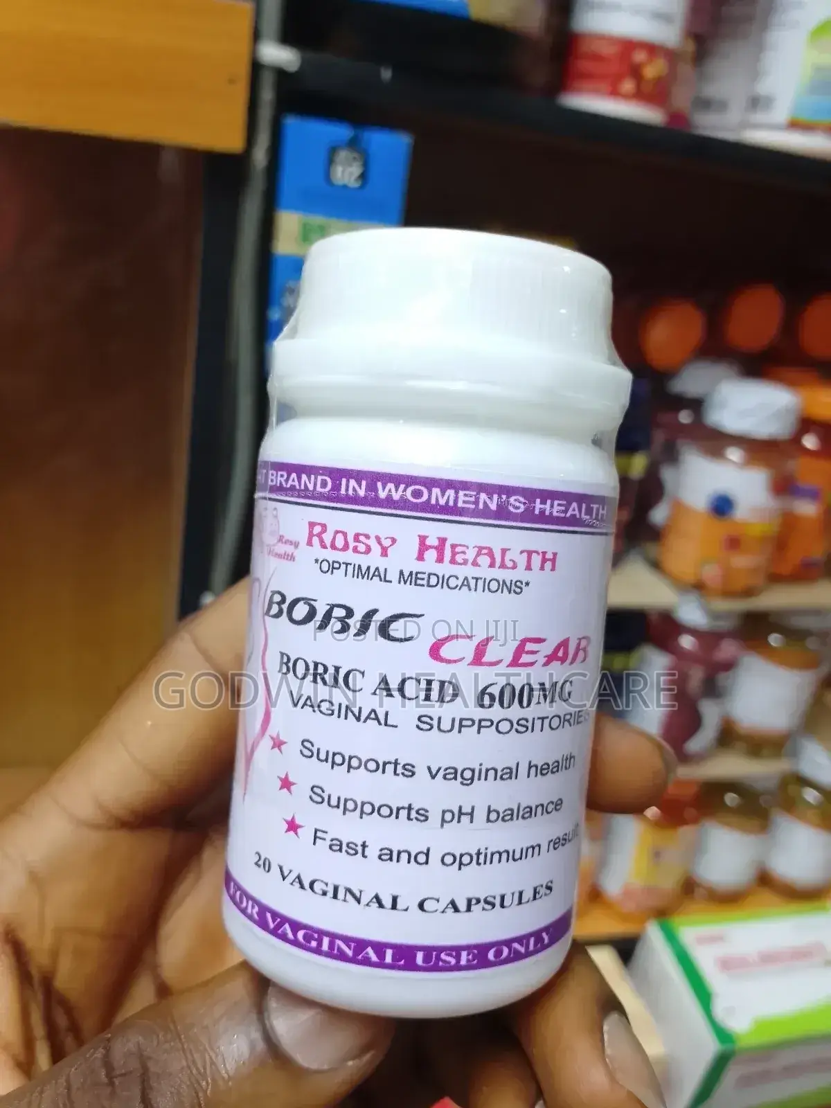Boric Acid 600mg
