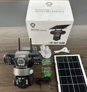 Triple Lens CCTV Solar Camera