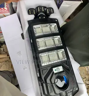 CCTV Triple Lens Smart Solar Camera With Street Light