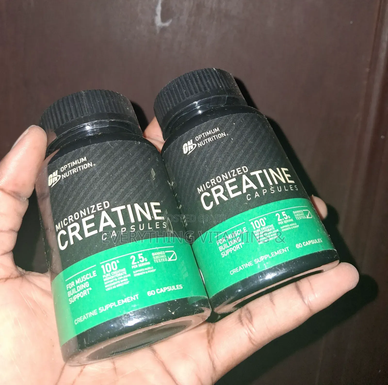 Micronized Creatine Supplement (60 Capsules)