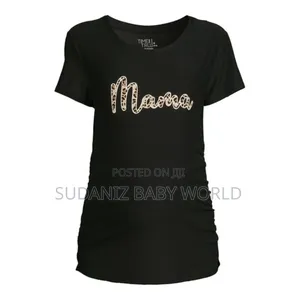 Time and Tru Women's Maternity Graphic T-Shirt