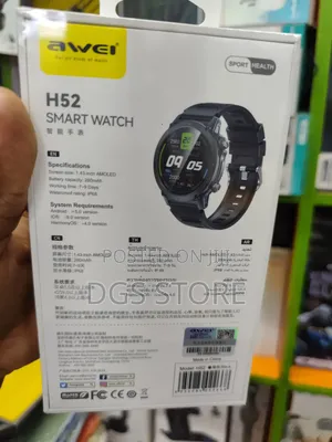 Awei H52 Amoled Smart Watch