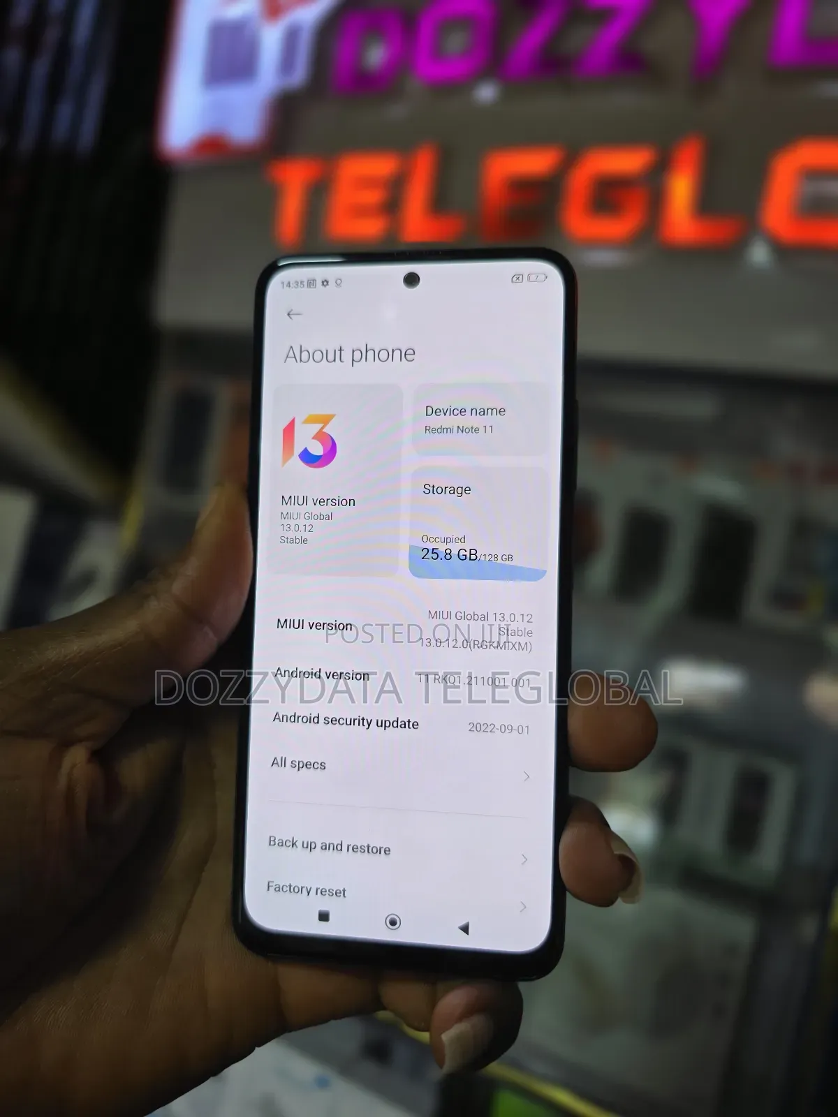 Xiaomi Redmi Note 11 128 GB Blue