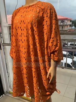 Orange Lace Tops