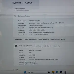 Laptop HP Pavilion 15t 8GB AMD Ryzen 3 SSD 256GB