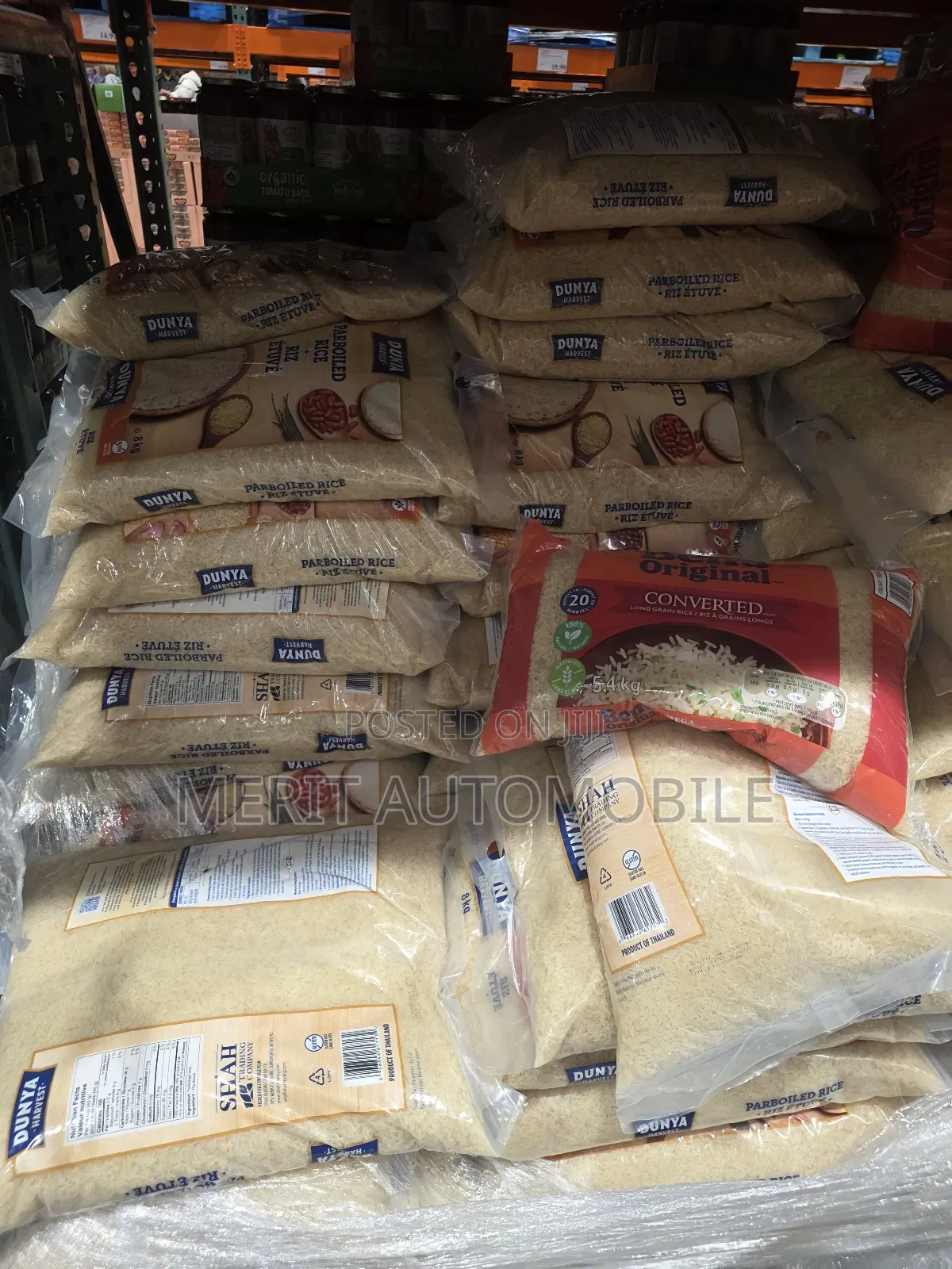 Imported Perboiled 8kg Rice