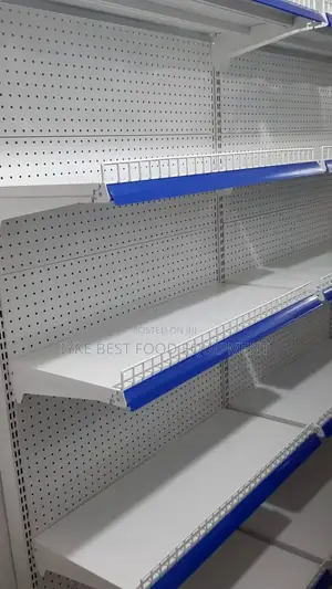 Wall Side Supermarket Display Shelves