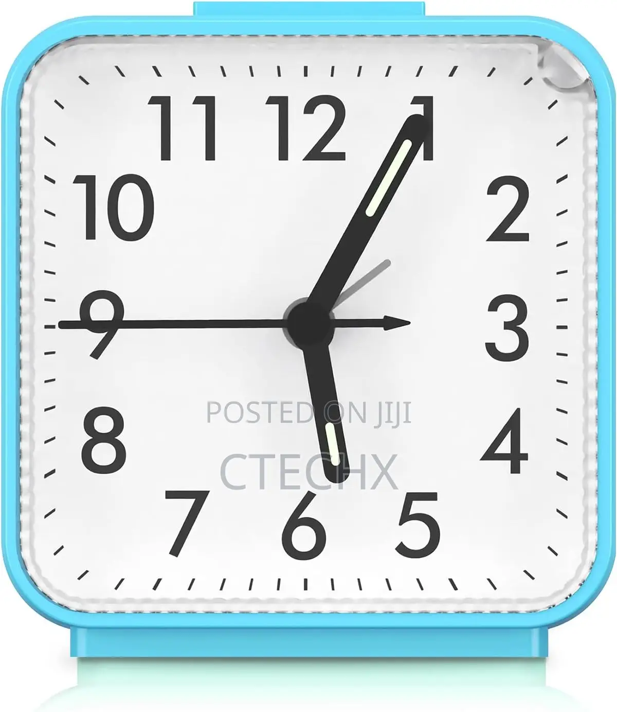 .Brifit Silent Non Ticking Alarm Clocks Bedside, Battery Powered