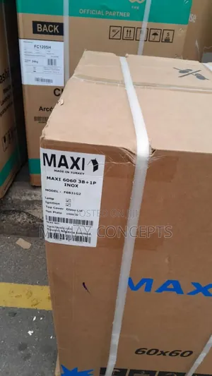 Maxi 60x60 3b+1p Free Standing Gas-3burners●1hotplate With Large Oven