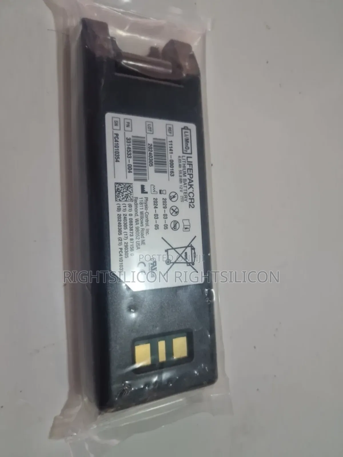 Usa Genuine Physio-Control Lifepak Cr2 Lithium Battery