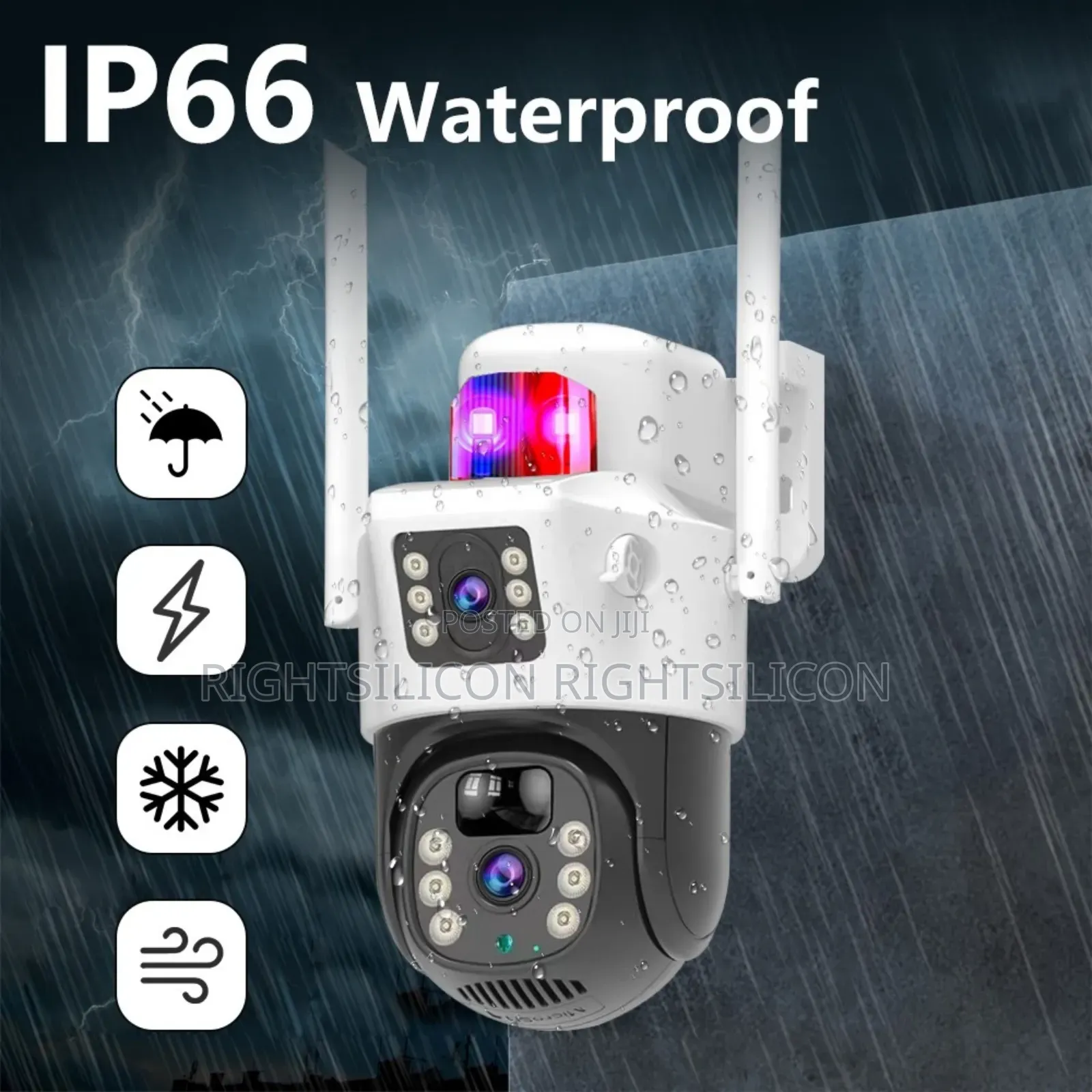 Usa Solar Powered Wireless Security Camera 360°Ptz Wifi Ip Solar