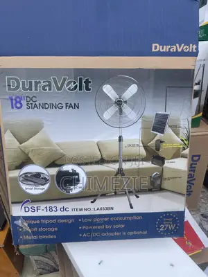 Duravolt 18" Energy Saving Dc Standing Fan - Inverter Friendly-25w