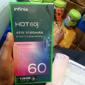 New Infinix Hot 60i 128 GB Black