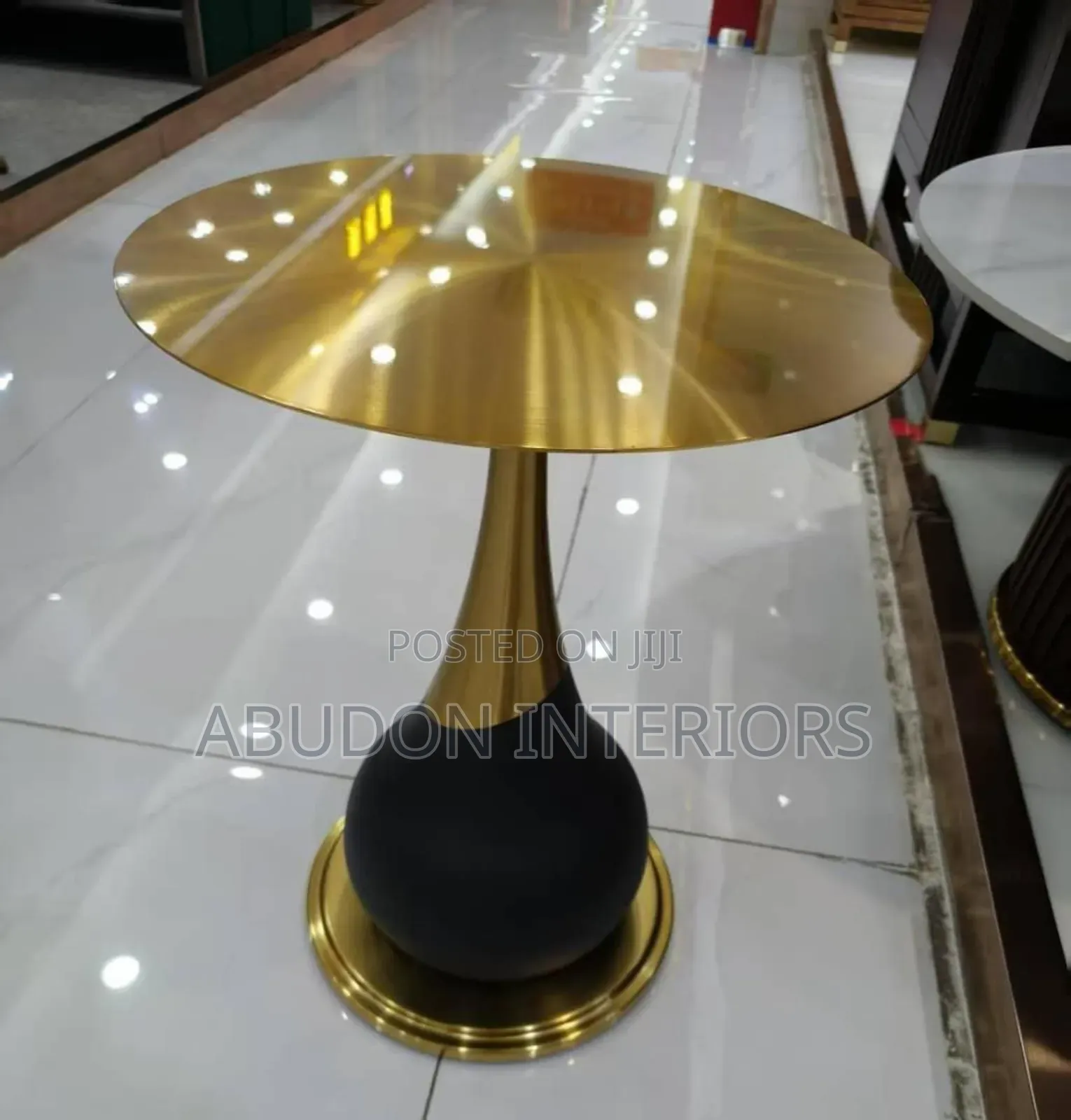 Gold Side Table