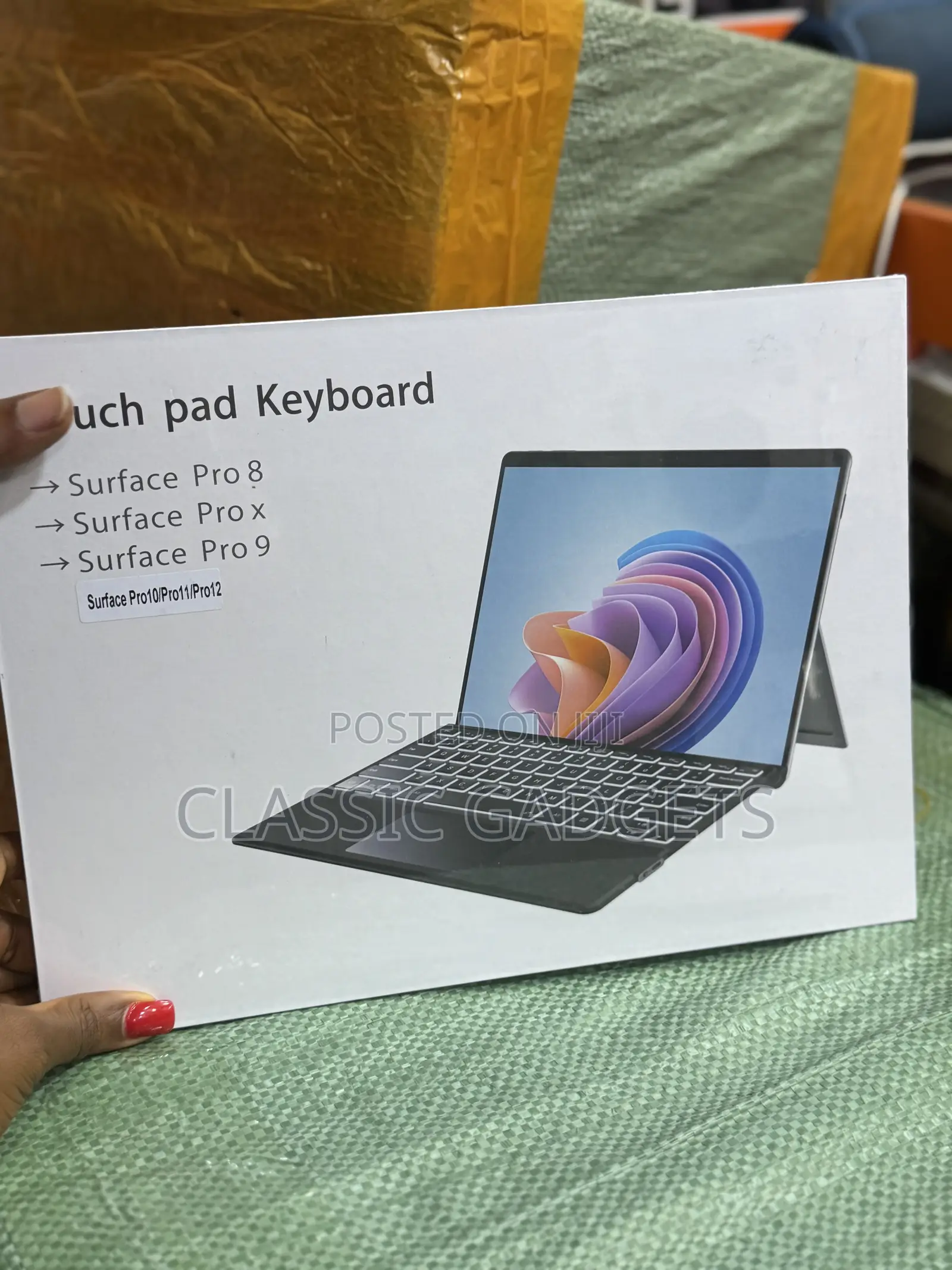 Magnetic Bluetooth Keyboard With Touchpad for Surface Pro X/9/10/11/12