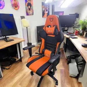 Furgle Gaming Ergonomic Swivel Chair - Orange Color