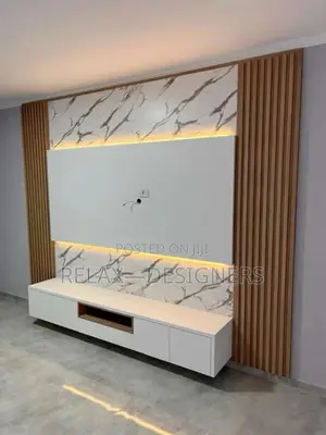 Marble Panel, White Console