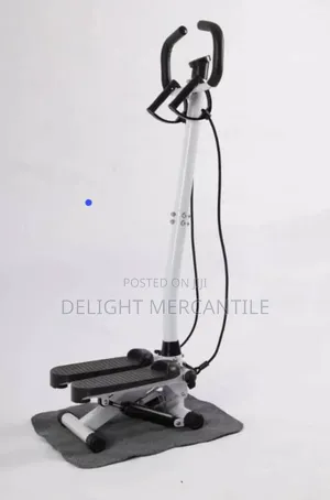 Stepper With Handle and Resistance Rope