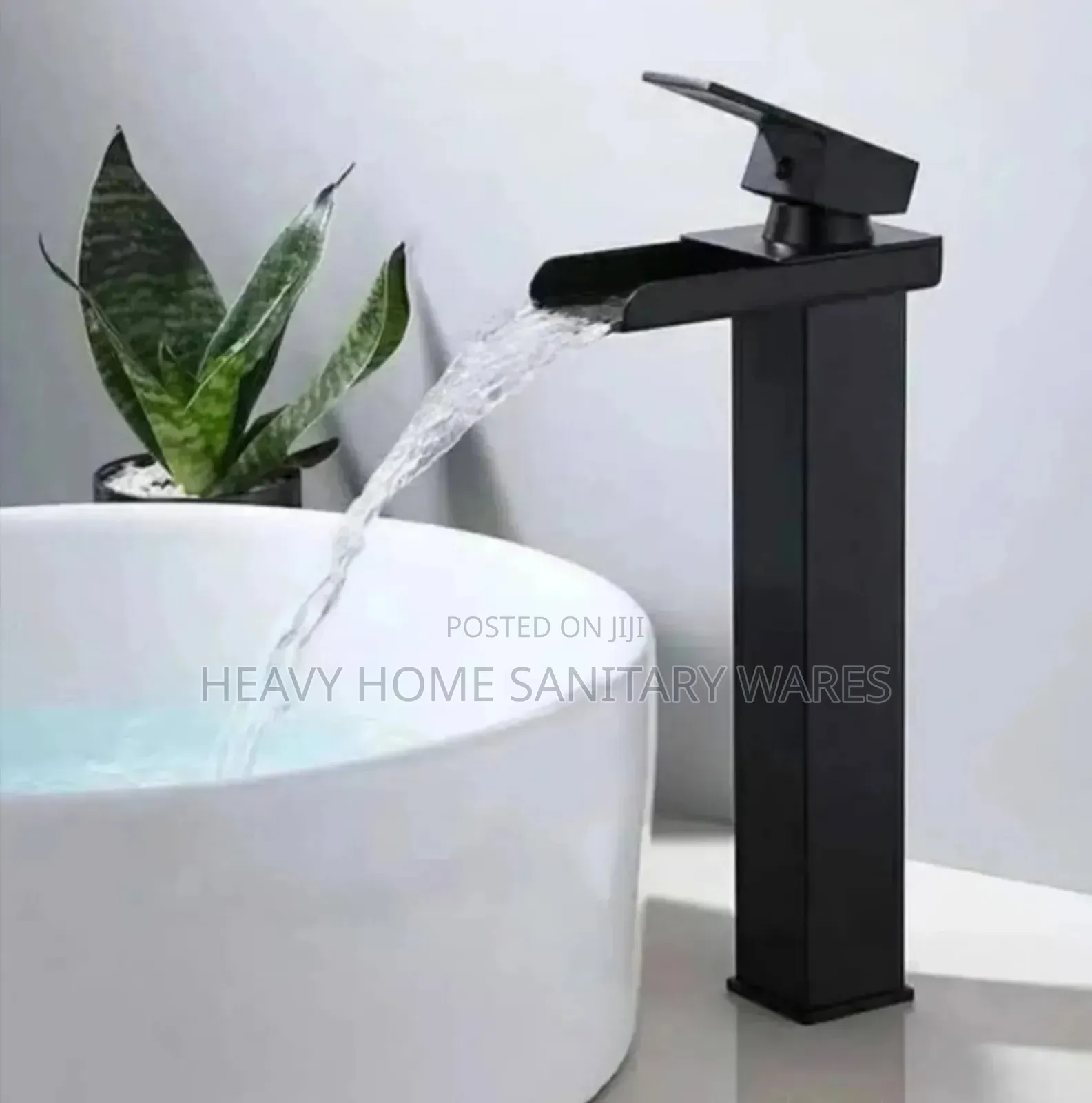 Original Square Basin Mixer Tap ( Long Waterfall Basin Mixer)