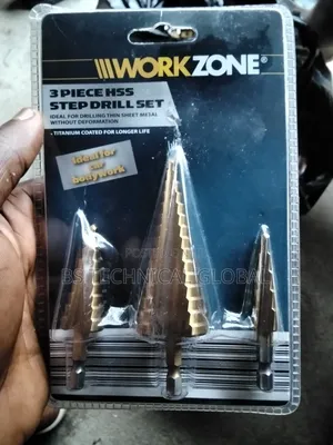 3pice HSS Step Drill Set